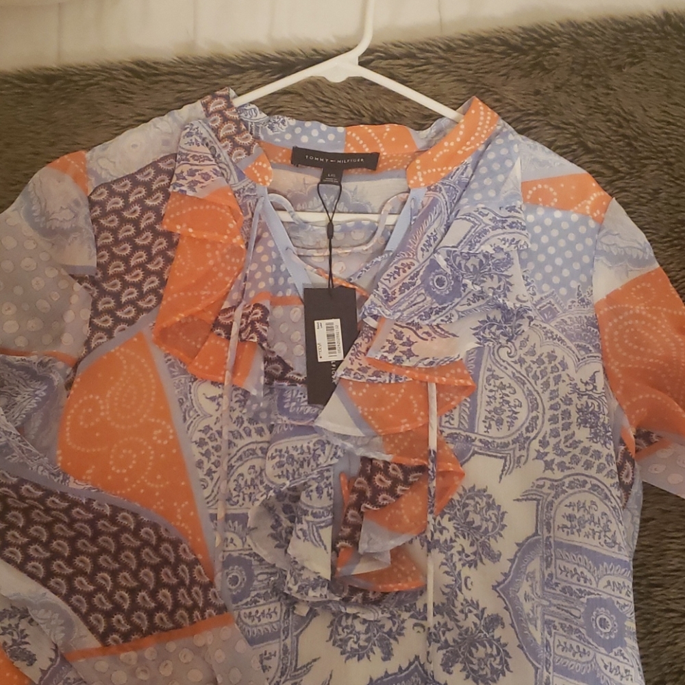 Women's sheer, whimsical blouse